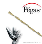 ХИТ! Пилки лобзиковые 12 шт спиральные по дереву N1 D 0.8х130 мм 48 tp  Pegas 90.502 М00009351