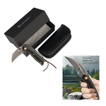 Новинка! Нож японский складной Tojiro Hatamoto, дамасская сталь VG-10 110 слоев, 1000 грит, рукоять G10, клинок 78 мм HFK-2459