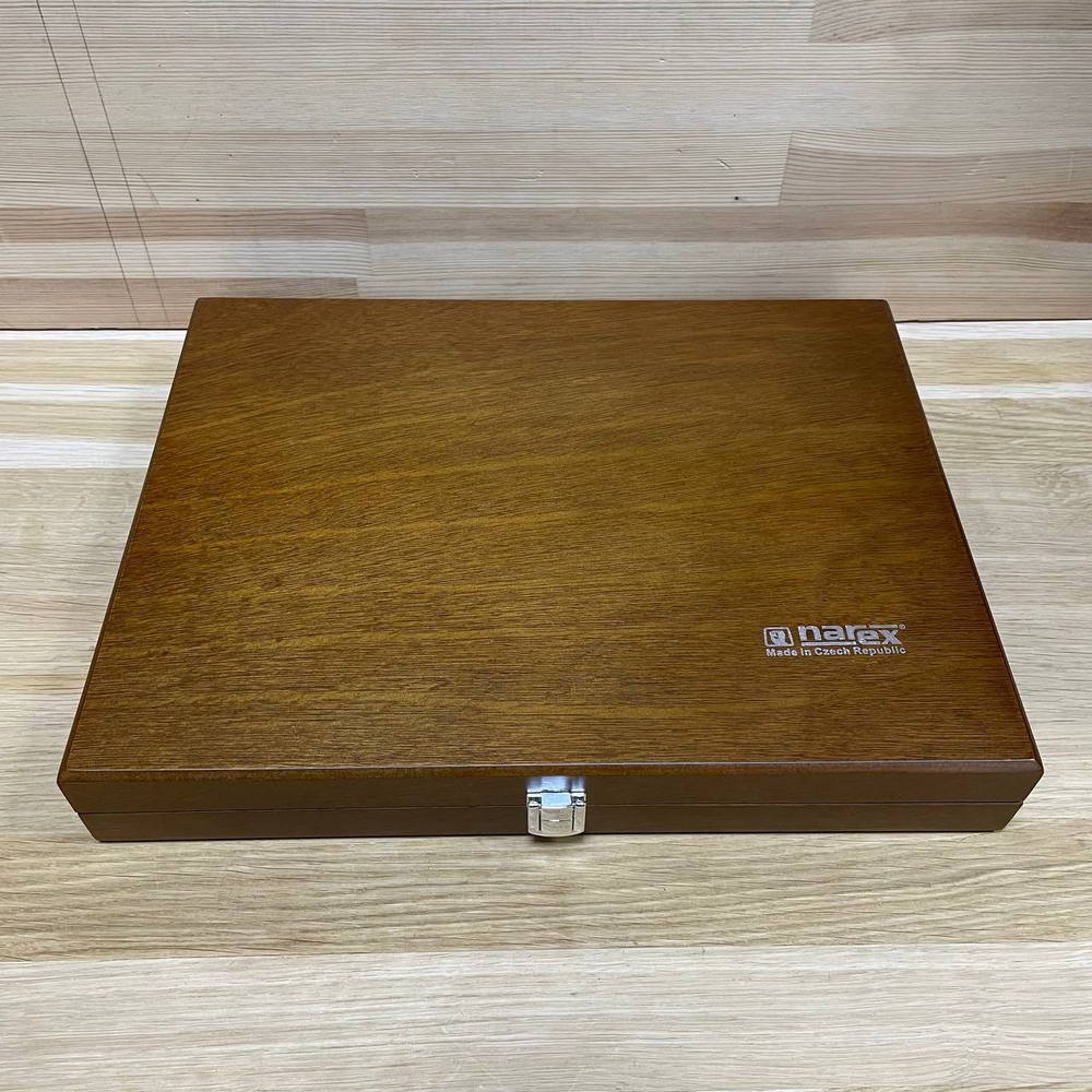 ХИТ! Набор столярных стамесок плоских Wood Line Profi Narex 6 шт в деревянном кейсе (6, 10, 12, 16, 20, 26 мм) 853053