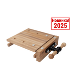 Новинка! Чешский верстак PINIE Starter накладной столярный деревянный 480 х 350 х 100 мм, столешница из массива бука 20 мм, 1 тиски York, 6 отверстий 20 мм под фиксаторы WT4D20