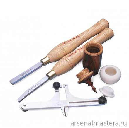 Набор резцов токарных 3 предмета Robert Sorby Thread Cutters для винтовой резьбы 16tpi A89HS16A М00014560