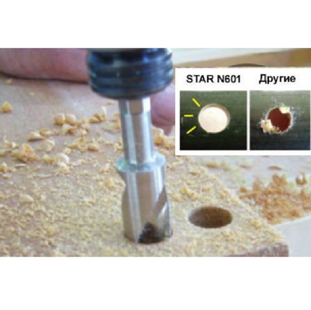 ХИТ! Японское сверло по дереву Star-M низкоскоростное спиральное повышенной точности N 601 D 9,0 мм Star-M N601-090 М00010018