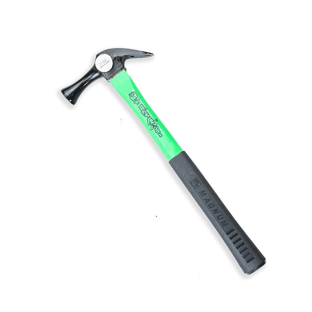Молоток строительный 650 г 380 мм боек D 29 мм с насечкой рукоять fiberglass Miki Tool М00021217