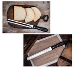 Новинка! Японский Кухонный нож TOJIRO FUJI CUTLERY Серия Special series для замороженных продуктов, костей, хрящей, длина ножа 315 мм, лезвия 190 мм, сталь Мо-V, рукоять термопластик, заточка серрейтор FG-3400