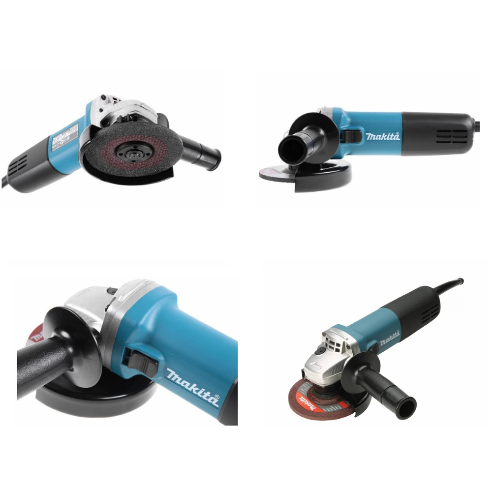 Новинка! Угловая шлифмашина УШМ Болгарка электрическая (сетевая) Makita 0,84 кВт, диск 125 мм 9558HNRZ