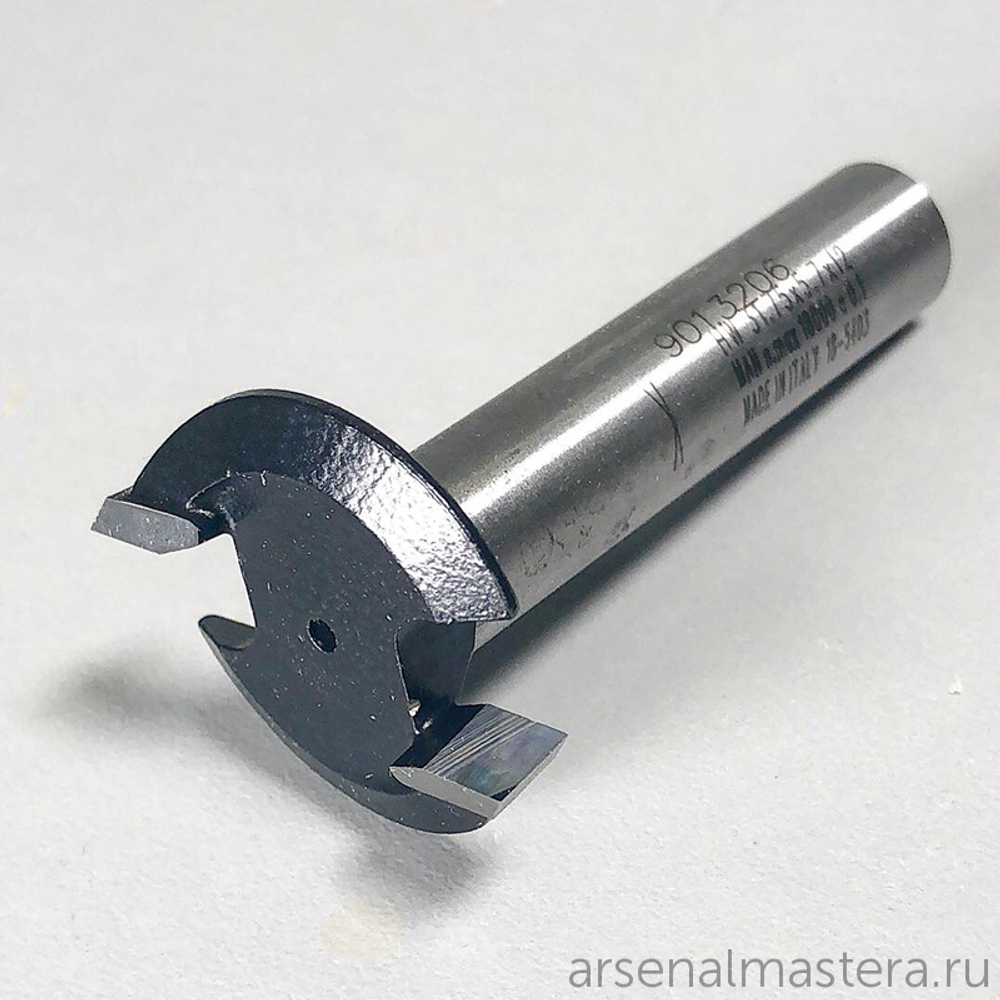 Фреза пазовая PRO под петли, для СЛЭБОВ HW Z2 S12 D 31,75 х 5,7 х 63 RH CMT PRO 901.3206