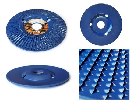 АКЦИЯ ФЕВРАЛЬ 2026 ХИТ! Диск по дереву для фигурной обдирки 125 х 22,2 мм 8T х 50 для УШМ фаски, округления, снятия краски BELMASH RD150A