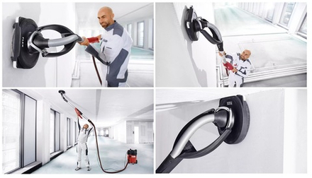 Шлифовальная машина для стен и потолков, кромок и стыков стен с потолком GE 5 R+TB-L Giraffe 500 Вт диск 225 мм с торцевой шлифовальной головкой, пружинный зажим, в сумке FLEX 409324