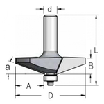 Фреза для изготовления филенки WPW 66.7 x 16 x 69 x 12 RK20002