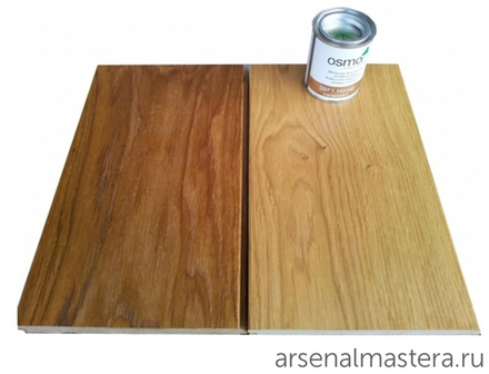 Цветное масло с твердым воском Osmo 3071 Мед 2,5 л Hartwachs-Ol Farbig для внутренних работ слабо пигментированное Osmo-3071-2.5 10100300