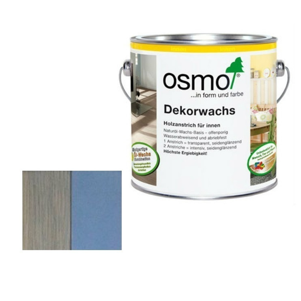 Цветное масло Osmo 3173 Фьорд Синий 2,5 л Dekorwachs Creativ КРЕАТИВ DWC для внутренних работ 10100413