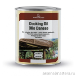 АКЦИЯ ЛЕТО 2025! Масло датское Decking Oil 5л для террас цвет 50 Белый для наружных работ Borma 4972IL-DS50