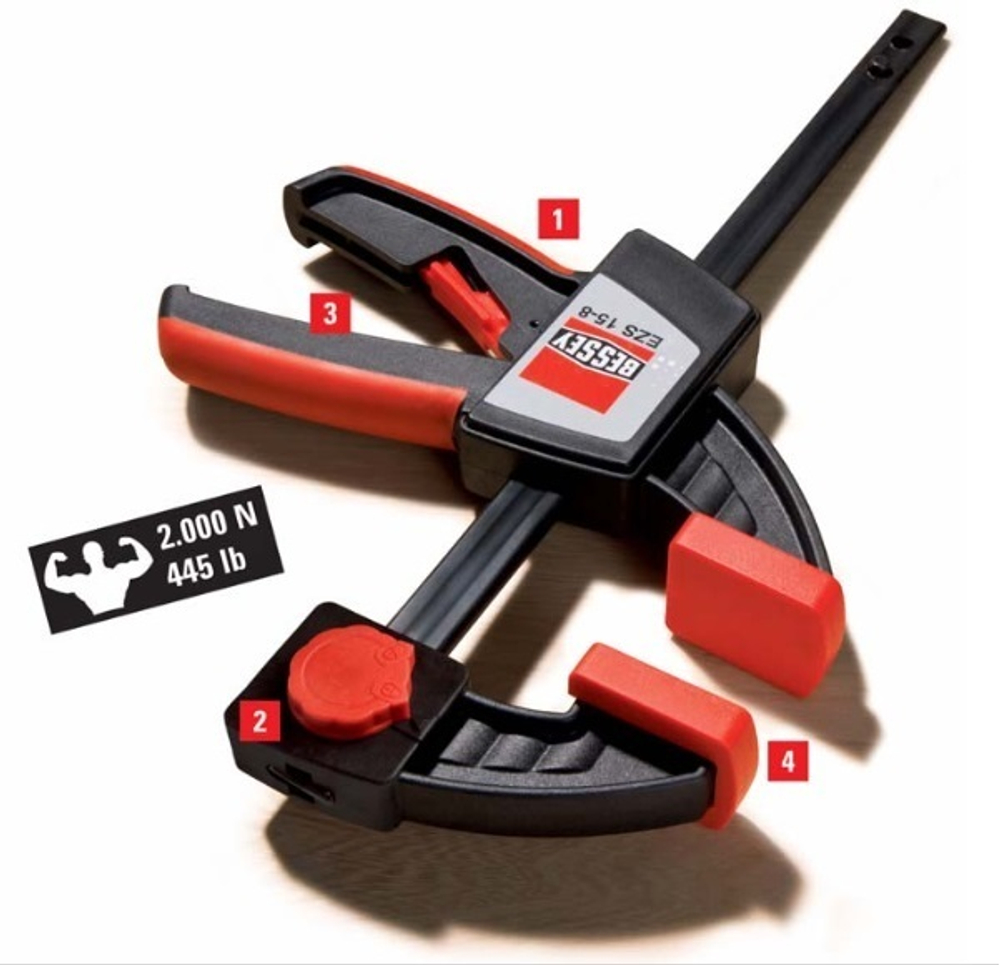 АКЦИЯ 2025 ХИТ! Струбцина для работы одной рукой EZS BESSEY BE-EZS30-8