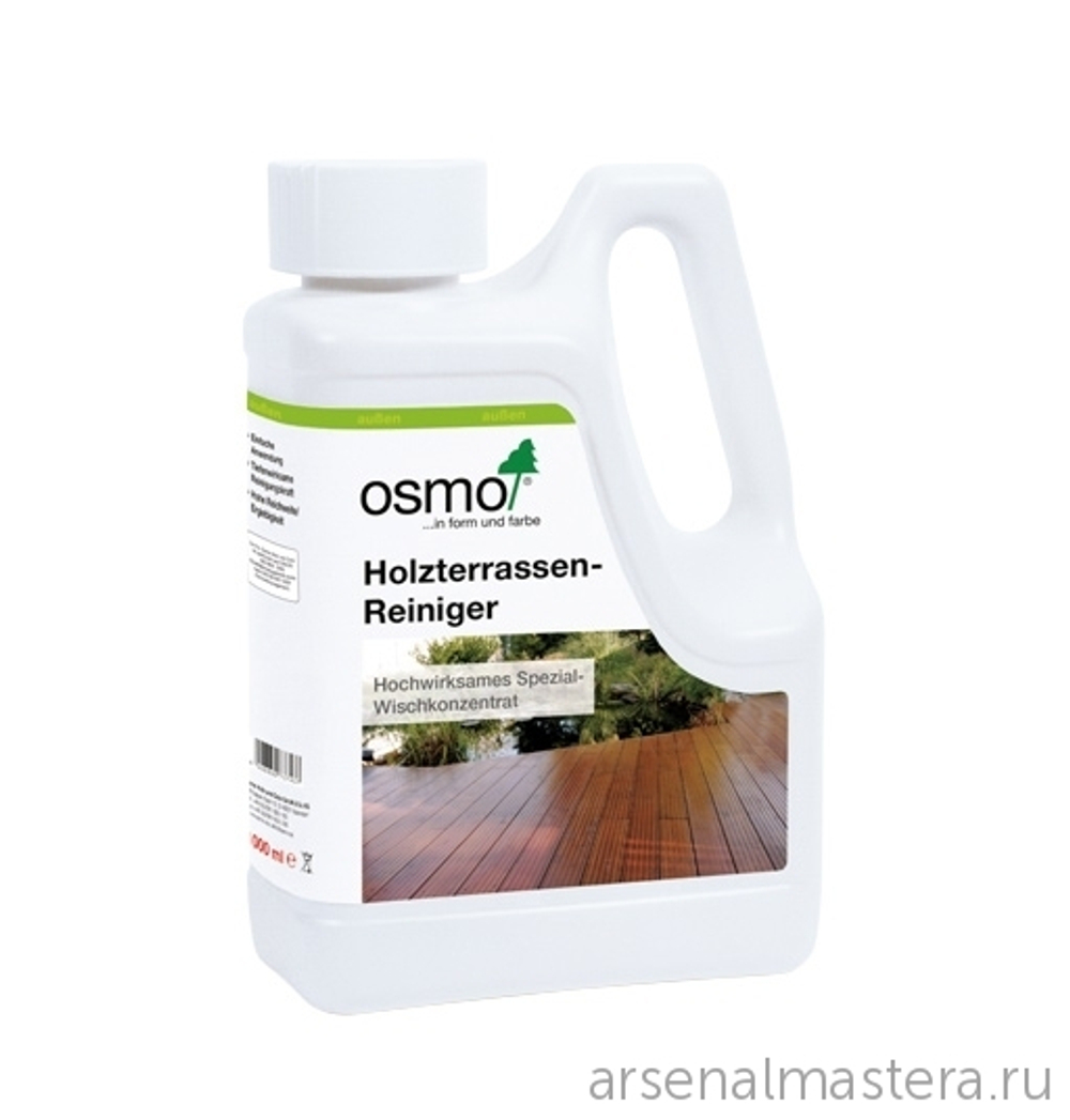Средство для очистки террас Osmo 8025 концентрат 1 литр Holzterrassen-Reiniger для наружных работ Osmo-8025-1 13900150