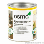 ХИТ! Цветное масло OSMO 3111 белое 0,75 л Dekorwachs Transparent Tone для внутренних работ Osmo-3111-0,75 10100005