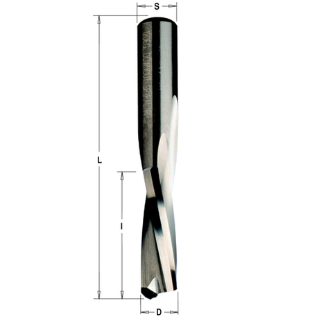 ТЕПЕРЬ ДЕШЕВЛЕ! Фреза спиральная монолитная 3 x 12 x 60 Z2 S6 RH CMT 192.630.11