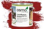 Непрозрачная краска для наружных работ Osmo 2308 темно-красная 2,5 л Landhausfarbe Osmo-2308-2.5 11400031
