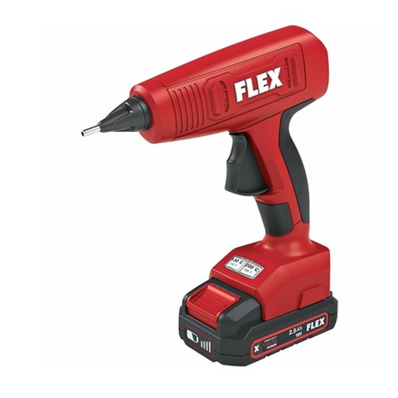 ХИТ! Аккумуляторный клеевой пистолет 18 В, два температурных режима 130 и 200 градуов GG 200 18 FLEX 531737