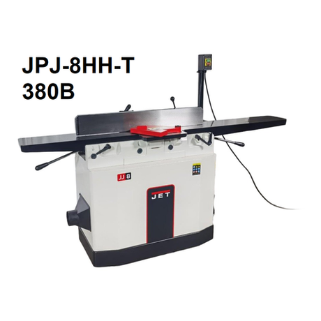 Новинка! Фуговальный станок профессиональный JET JPJ-8HH-T 200 мм с валом Helical 380 В 2,5 кВт JR038
