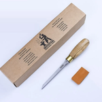 Новинка! Долото ПЕТРОГРАДЪ серия Двина ширина режущей кромки 5 мм, угол заточки 30 гр, длина клинка 120 мм, общая длина 215 мм М00023492