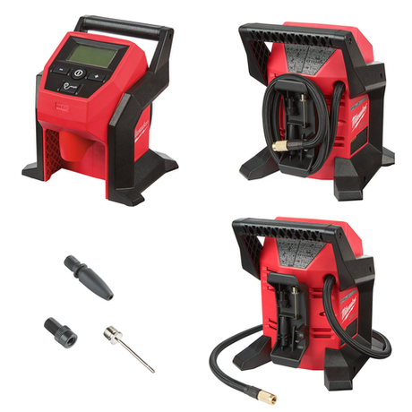 Легкий старт: Аккумуляторный компрессор Milwaukee M12 BI-0 для быстрого накачивания автомобильных, легких грузовиков и других компактных шин 4933464124