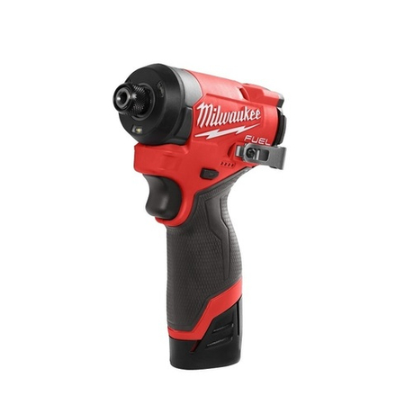 Комплект в кейсе M12 FID2-202 : Аккумуляторный винтоверт импульсный M12 FUEL FID2-0, Два аккумулятора M12 B2 2.0 Ач, Зарядное устройство C12 C Milwaukee 4933479877