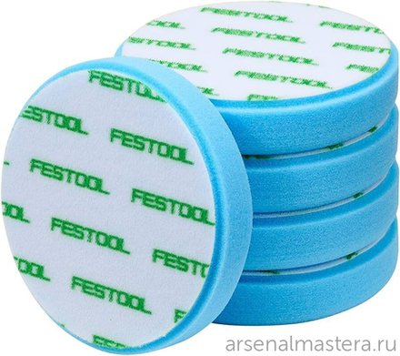 Комплект 5 шт Полировальные губки голубые 9010 FESTOOL PS STF D1 50x30 BL/5 202005