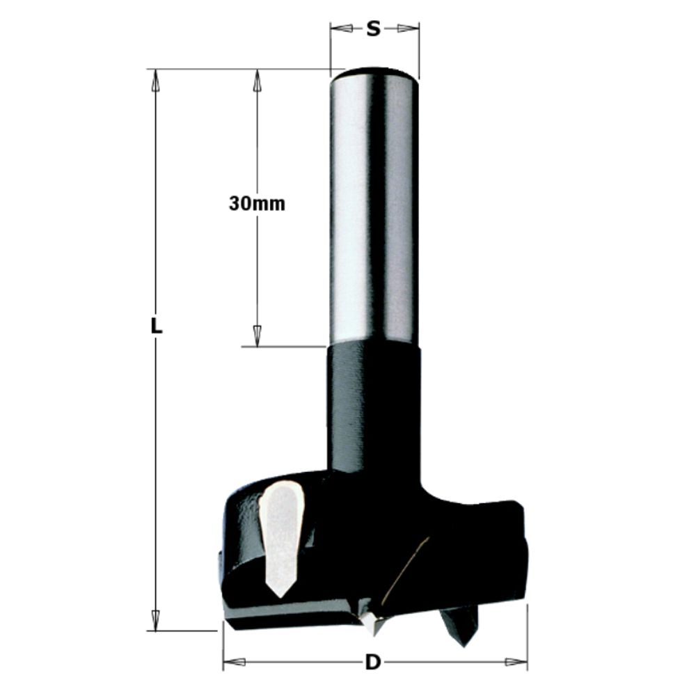 Сверло чашечное (фреза) HW 35xx60 Z=2+2 S=8 RH CMT 392.350.11