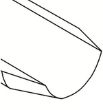 Стамеска резчицкая Robert Sorby 6004 1/4 дюйм Straight Gouge 6 мм P600406 М00011752