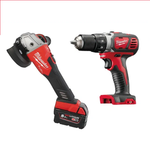 АКЦИЯ ОСЕНЬ 2025 Инструмент в подарок! Комплект: Аккумуляторная УШМ M18 FUEL FSAG125XB-502X с 2 аккумуляторами, быстрозарядным устройством 4933478430 и дрель - шуруповерт M18 BDD-0 4933443530 MILWAUKEE N065-2AM PT2509008