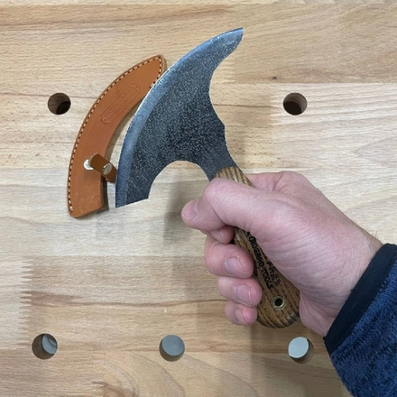 Нож раскроечный шорный ПЕТРОГРАДЪ модель3 двусторонняя заточка М00016988