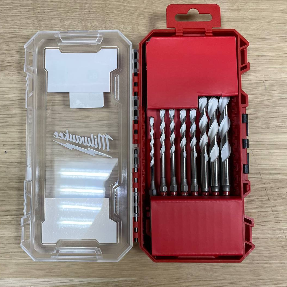 ВЫГОДНО! КОМПЛЕКТ с Набором сверл GEN III HEX 8 шт. по мультиматериалам 4932493871, Набором сверл по металлу 19 шт. RedHEX HSS-TiN 4932493866 MILWAUKEE N0110-2AM