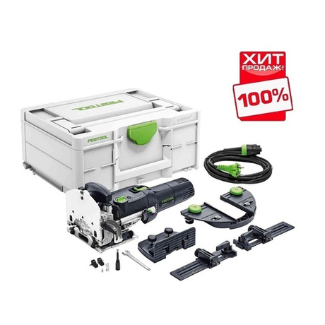 ХИТ! Фрезер дюбельный в комплекте с упорами в систейнере Festool DOMINO DF 500 Q-Set 576420