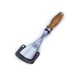 Новинка! Скульптурная стамеска ПЕТРОГРАДЪ N 7, 70 мм П-заточка серия Истукан. Для резьбы по дереву, силового съема материала, для садово парковой скульптуры М00020156