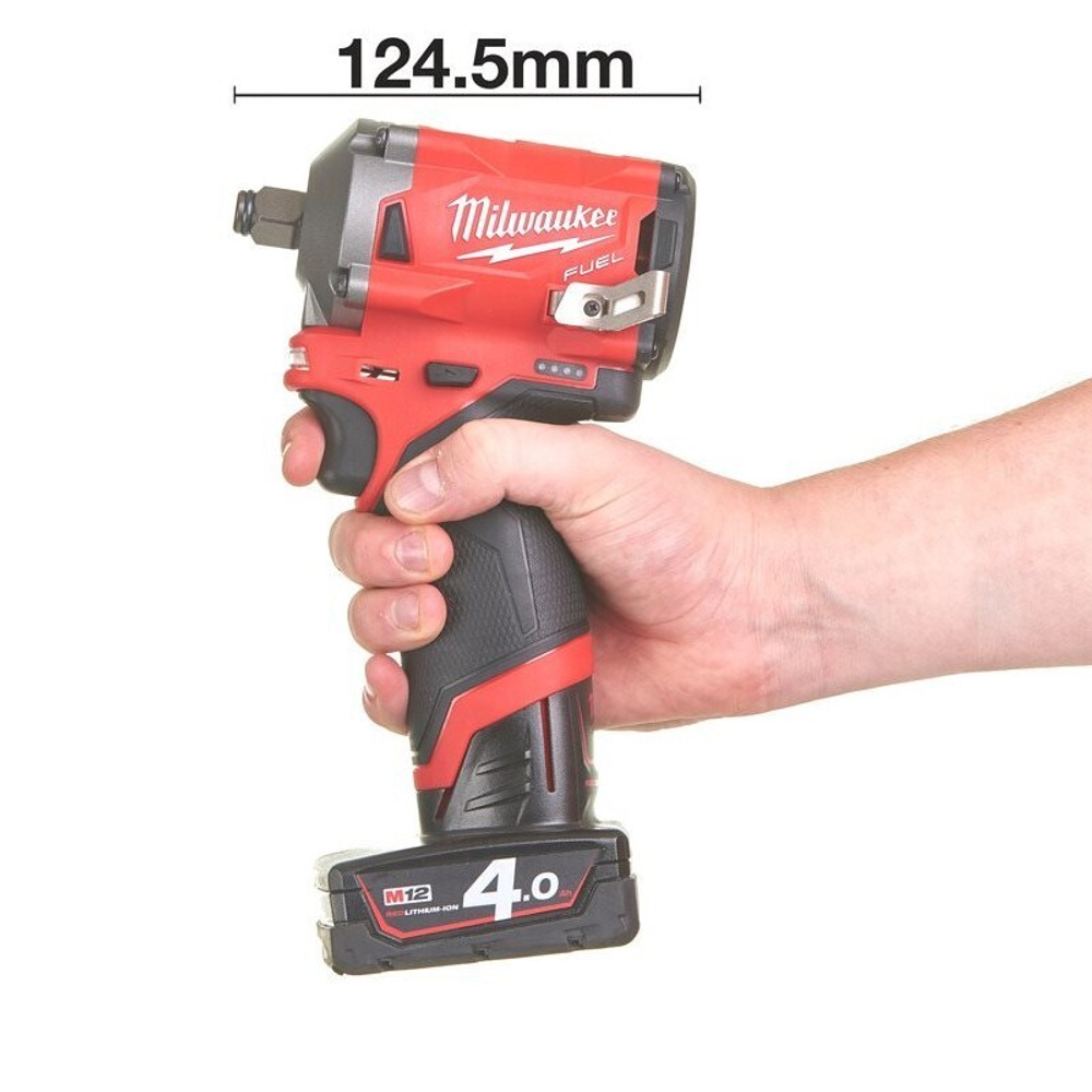 Легкий старт: Аккумуляторный импульсный гайковерт MILWAUKEE M12 FUEL FIWF12-0 4933464615
