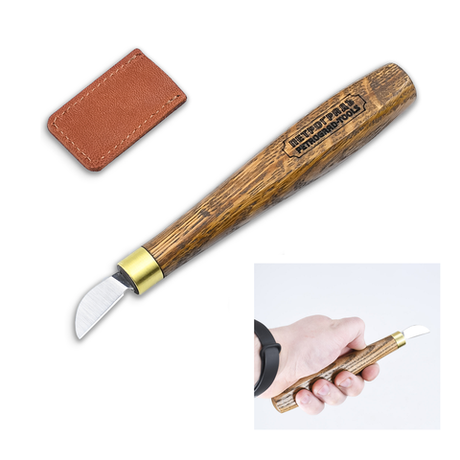 Нож резчицкий ПЕТРОГРАДЪ Попугай 180 / 30 мм М00014889