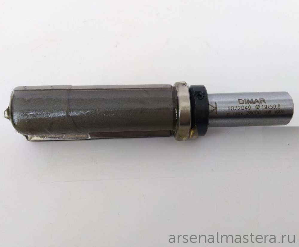 ХИТ! Концевая цилиндрическая пазовая фреза КОПИР 19.1 x 50.8 x 92 x 12 для работы по шаблону DIMAR 1072049