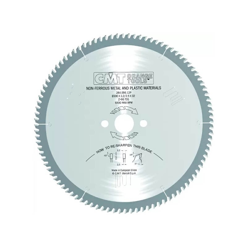 Диск пильный 420 x 32 x 3,8 / 3,2 5 гр TCG Z 96 для пластика, цветного металла CMT 284.096.17P