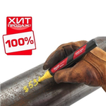 ХИТ! Маркер строительный желтый 1 шт на основе жидкой краски INKZALL Yellow-LP Milwaukee 48223721