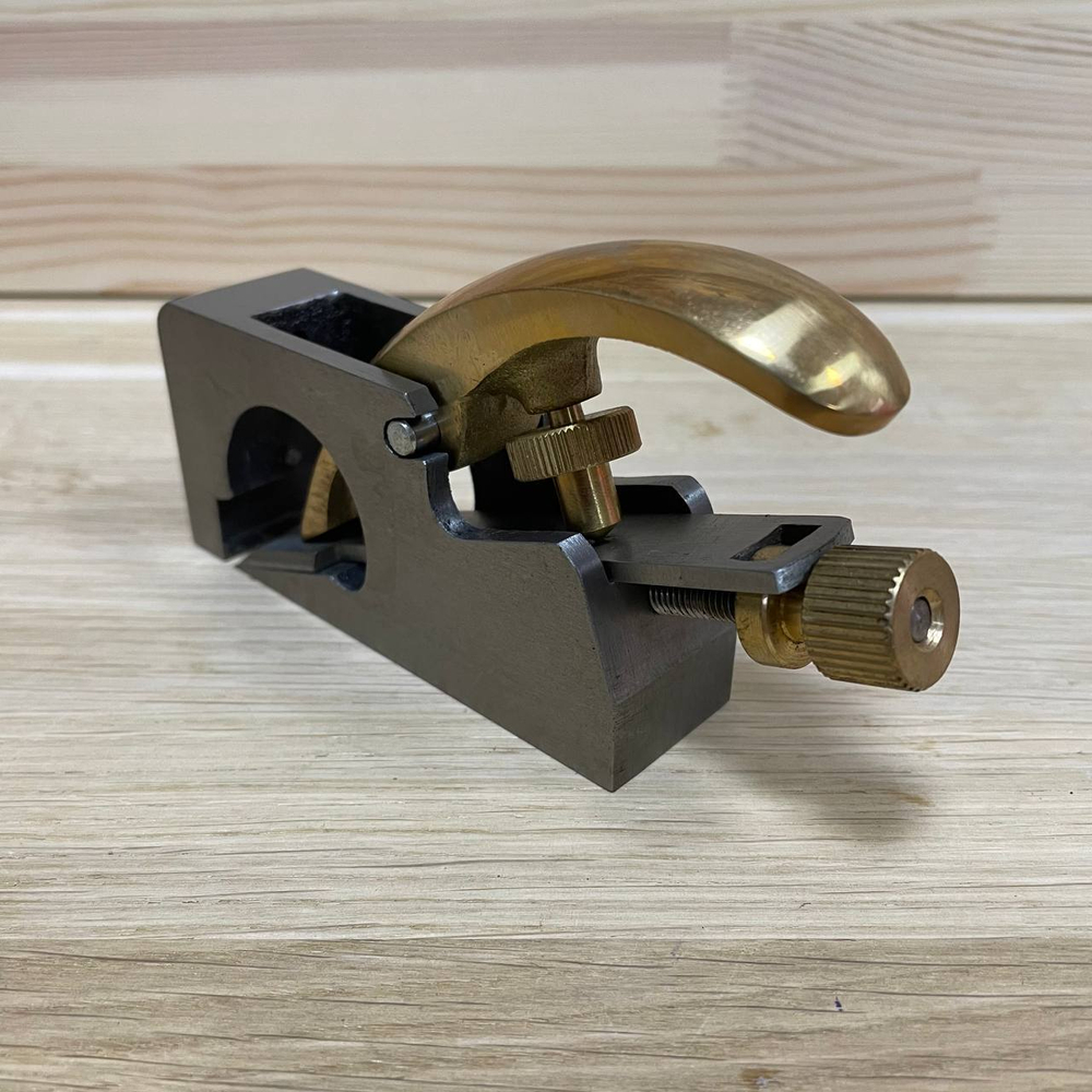 ХИТ! Рубанок зензубель N211 100 мм лезвие 28 мм GOLDRATIO М00023180