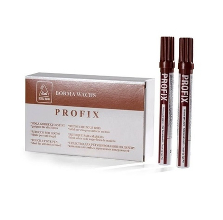 Ретуширующий карандаш PROFIX с морилкой для реставрации цвет 14 Старый орех Borma EN0800NA