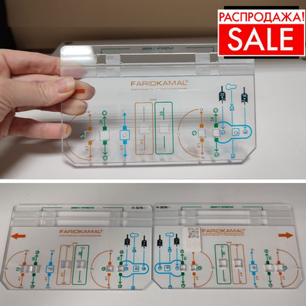 РАСПРОДАЖА! Карта присадки ручек дверей без механизма 39-37/96-s FARIDKAMAL 345909