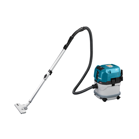 Новинка! Аккумуляторный пылесос Makita VC 003 GLZ XPT, серия XGT BL 40В, 265 Вт, 230 мбар, бак 15 л, L-класс, сухая и влажная уборка, удаление пыли при пилении, фрезеровании, шлифовании и строгании дерева, сверлении в камене и бетоне VC003GLZ