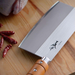ХИТ! Японский Кухонный Нож топорик Цай-Дао Fuji Cutlery Special series длина лезвия 175 мм сталь Мо-V рукоять дерево заточка 3000 Tojiro FA-70