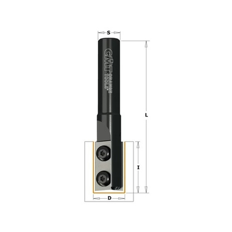 Новинка! Фреза пазовая сменные ножи HM Z 2  S 12  D 16 x 29,5 RH CMT 654.161.11