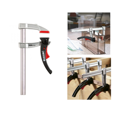 АКЦИЯ 2025! Легкая быстрозажимная струбцина BESSEY KliKlamp 400 / 80, усилие 1200 Н BESSEY BE-KLI40
