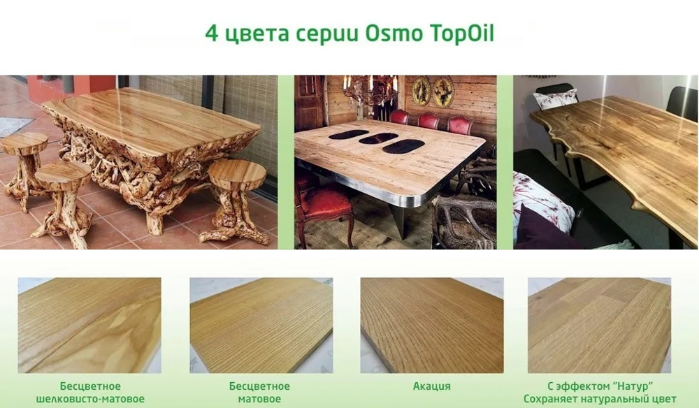 ХИТ! Масло с твердым воском для мебели и столешниц Osmo 3068 Натур 0.5 л TOPOIL для внутренних работ Osmo-3068-0,5 10300061