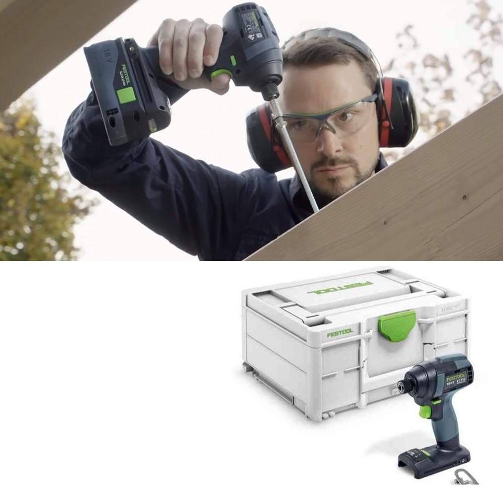СКИДКИ ХИТ! Аккумуляторная импульсная дрель-шуруповерт TID 18-Basic FESTOOL 576481