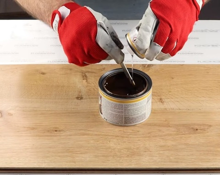 Профессиональное масло для древесины 2 - компонентное Osmo 6143 Коньяк прозрачное 1 л для паркета и деревянных полов 2K HOLZ-OL для внутренних работ 13400454