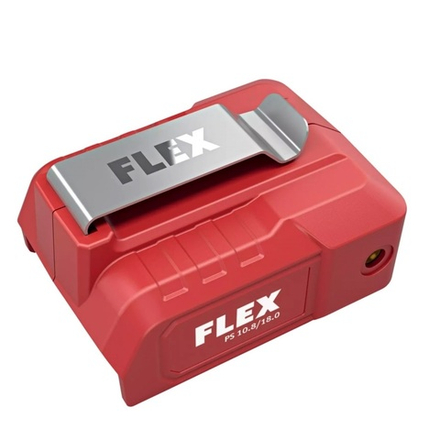 Адаптер для аккумулятора PS 10.8 / 18.0 для использования аккумуляторов 18,0 и 10,8 В в качестве USB - устройств для зарядки смартфонов FLEX 456071